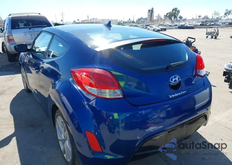 2017 Hyundai Veloster из США, поврежденный, VIN KMHTC6AD4HU305137